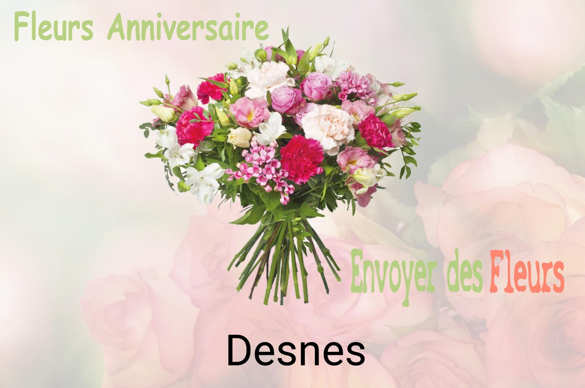 Bouquet de fleurs d’anniversaire livré à Desnes