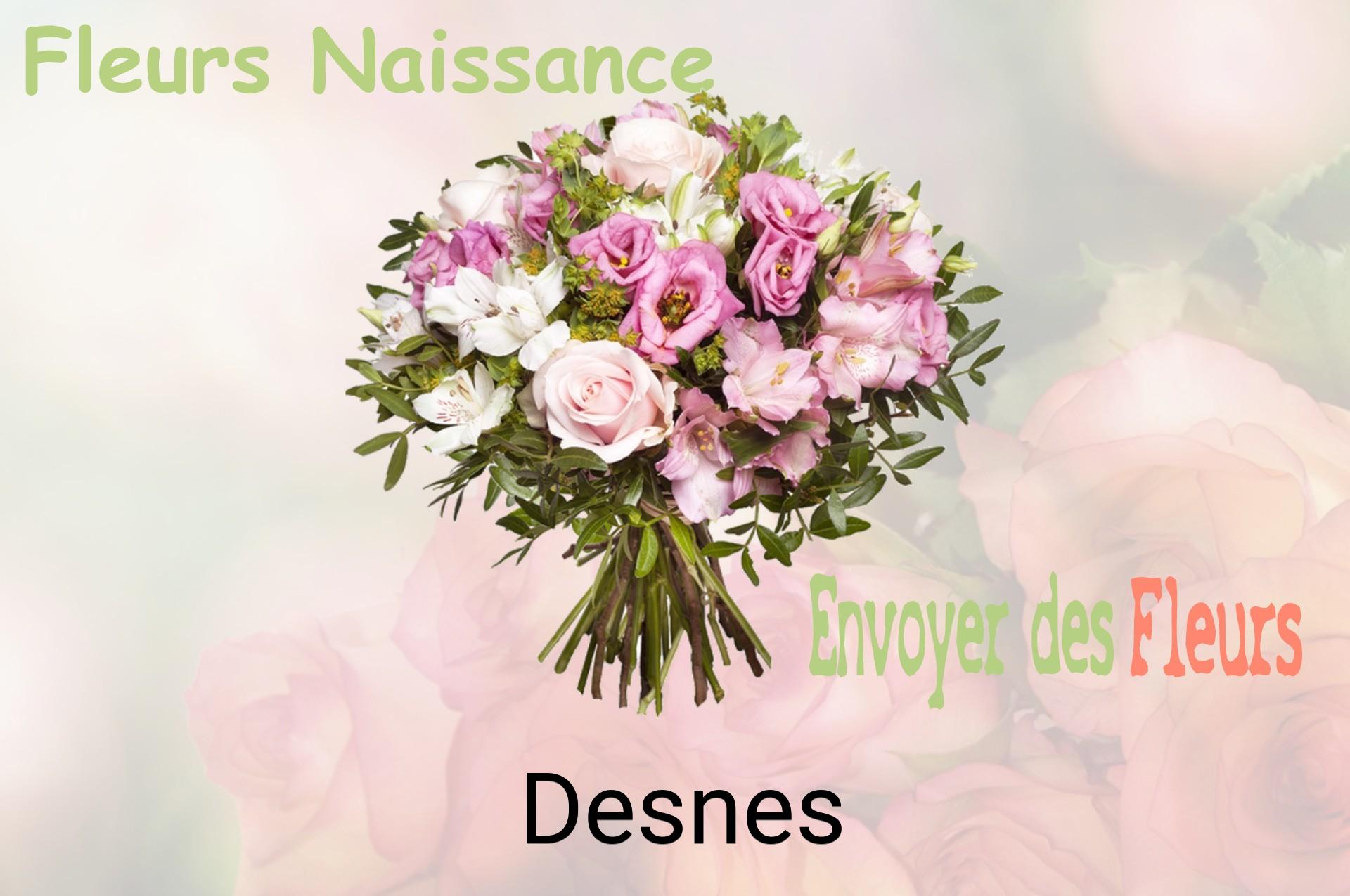 Bouquet de fleurs de naissance livré à Desnes